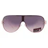 Guess Factory Smoke Gradient Shield Ladies Sunglasses Go00037 32b 00 In Brown