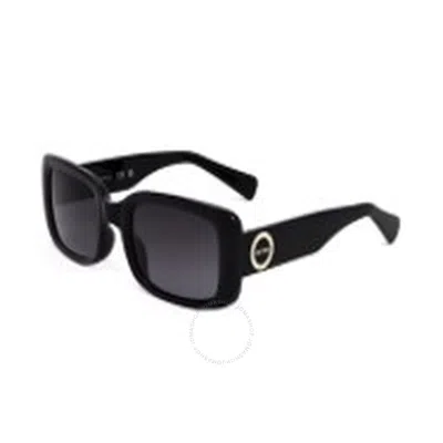 Guess Factory Smoke Gradient Square Ladies Sunglasses Gf6135 01b 53 In Black