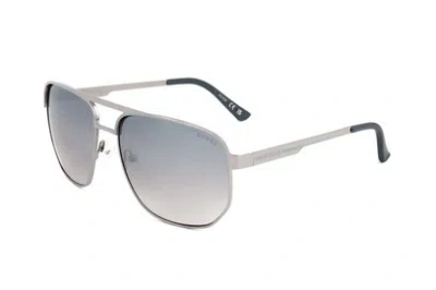 Guess Factory Smoke Mirror Navigator Men's Sunglasses Gf00061 08c 61