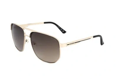 Guess Factory Smoke Mirror Navigator Men's Sunglasses Gf00061 32c 61