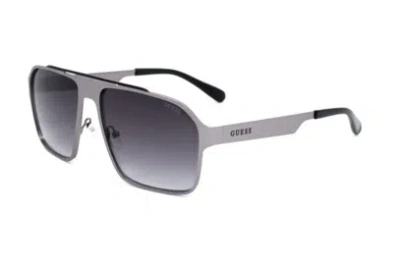 Guess Factory Smoke Mirror Navigator Men's Sunglasses Gf5102 09c 60