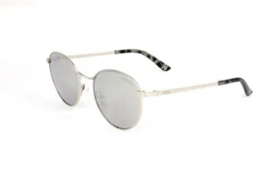 Guess Factory Smoke Mirror Round Ladies Sunglasses Gf6011 10c 48