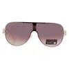 Guess Factory Smoke Mirror Shield Ladies Sunglasses Go00037 32c 00 In Multi