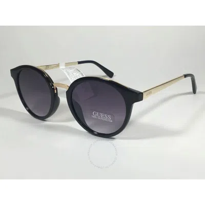 Guess Factory Smoke Mirror Teacup Ladies Sunglasses Gf0305 01c 51 In Black