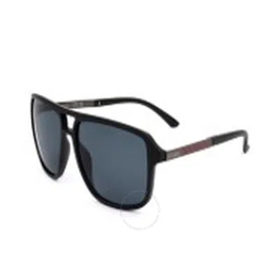 Guess Factory Smoke Navigator Ladies Sunglasses Gf5085 02a 58 In Black