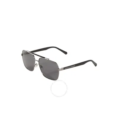 Guess Factory Smoke Navigator Men's Sunglasses Gf5111 08a 60 In Gray