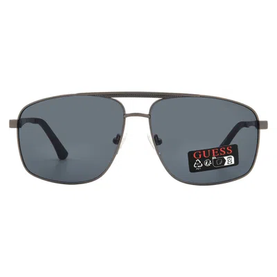 Guess Factory Smoke Navigator Men's Sunglasses Go00063 09a 59 In Gray
