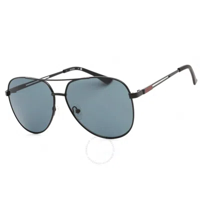Guess Factory Smoke Pilot Men's Sunglasses Gf0231 02a 58 In Blue
