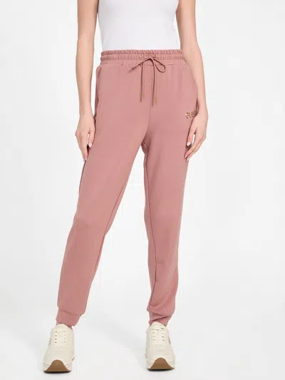 Guess Factory Sol Logo Joggers In Pink