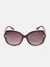 Guess Factory Square Cutout Sunglasses In Brown