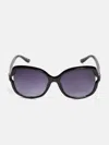 Guess Factory Square Cutout Sunglasses In Purple