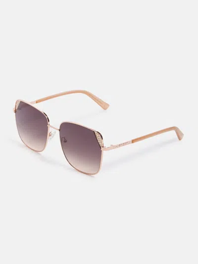 Guess Factory Square Logo Sunglasses In Multi