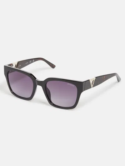Guess Factory Square Plastic Sunglasses In Purple