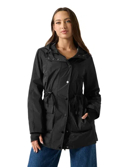 Guess Factory Steph Rain Jacket In Black