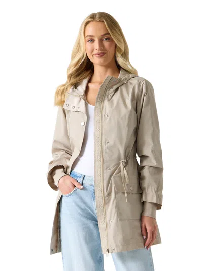 Guess Factory Steph Rain Jacket In Gray