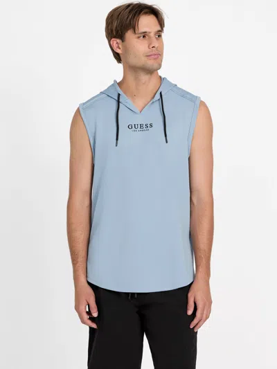 Guess Factory Stephen Active Vest In Blue