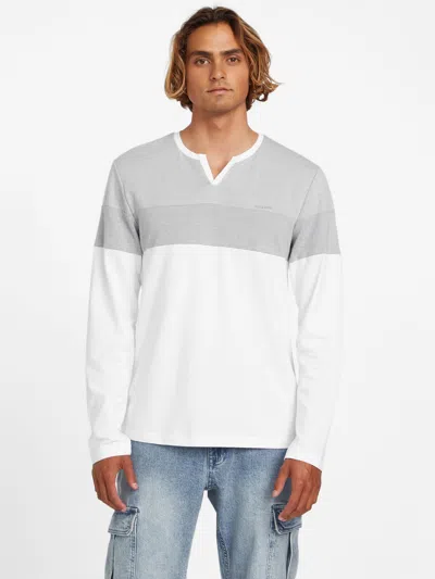 Guess Factory Stetson Split Long-sleeve Tee In Blue