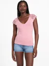 Guess Factory Tamaya Lace Top In Multi