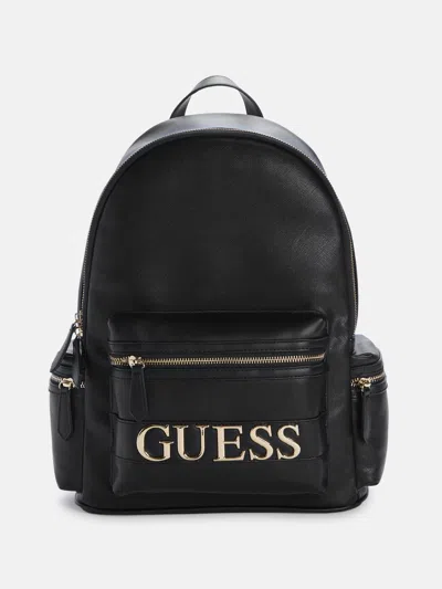 Guess Factory Tasha Faux-leather Backpack In Black
