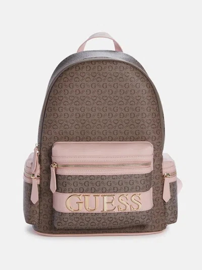 Guess Factory Tasha Faux-leather Backpack In Brown