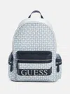 Guess Factory Tasha Faux-leather Backpack In White