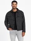 Guess Factory Taylor Jacquard Jacket In Black