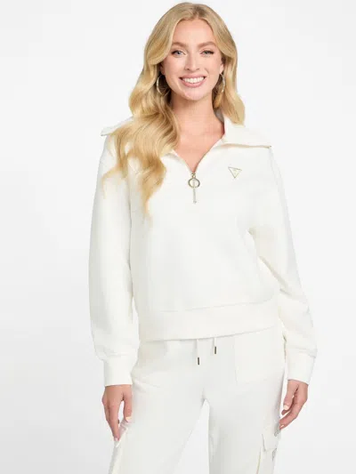 Guess Factory Tessa Half-zip Sweater In Multi