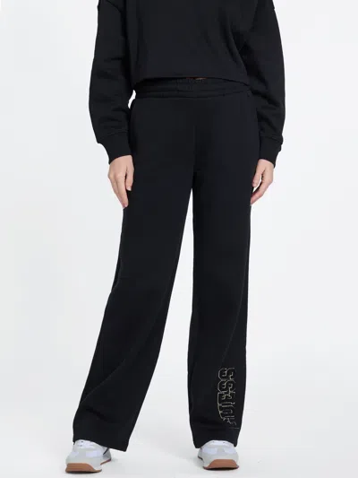 Guess Factory Thais Wid- Leg Pants In Blue