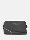 Guess Factory Tidewood Mini Compartment Crossbody In Grey