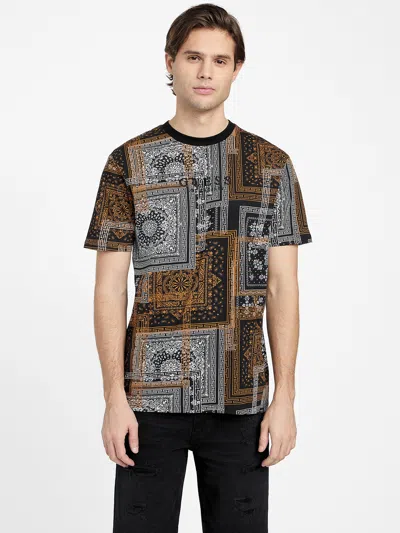 Guess Factory Timo Tee In Black