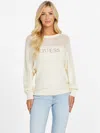 Guess Factory Tina Crystal Crewneck Sweater In Multi