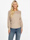 Guess Factory Tina Crystal Crewneck Sweater In Neutral