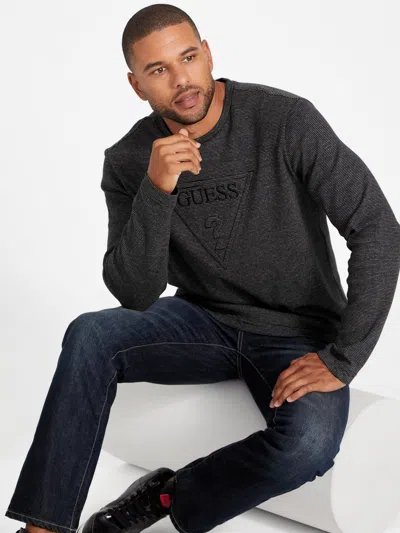 Guess Factory Tomas Crewneck In Black