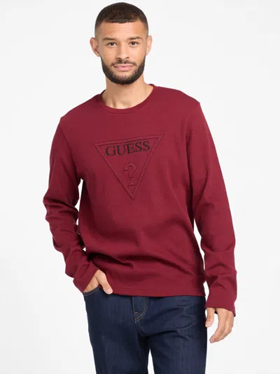 Guess Factory Tomas Crewneck In Red