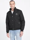 Guess Factory Tosh Hidden Hooded Jacket In Black