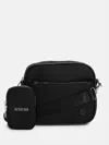 Guess Factory Barten Crossbody In Black