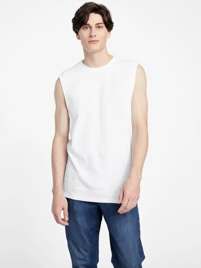 Guess Factory Trent Tank Top In White