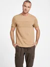 Guess Factory Trevor Logo Tee In Brown