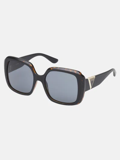 Guess Factory Two-tone Square Plastic Sunglasses In Grey
