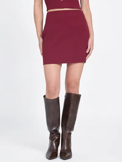 Guess Factory Valeria Mini Skirt In Red