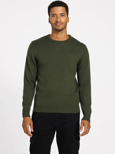 Guess Factory Wallyn Wool-blend Sweater In Green