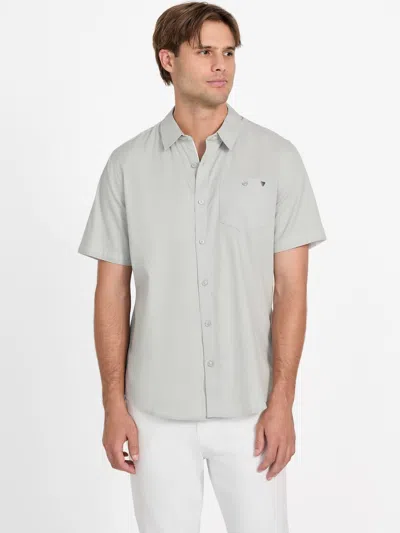 Guess Factory Wayne Textured Shirt In Beige