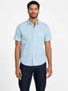 Guess Factory Wayne Textured Shirt In Multi