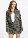 Guess Factory Whitney Camouflage Jacket In Green
