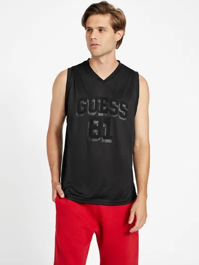 Guess Factory Wiley Logo Tank In Black