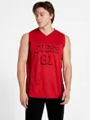 Guess Factory Wiley Logo Tank In Red