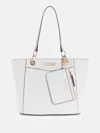 GUESS FACTORY ZAKARIA EMBOSSED LOGO CARRYALL