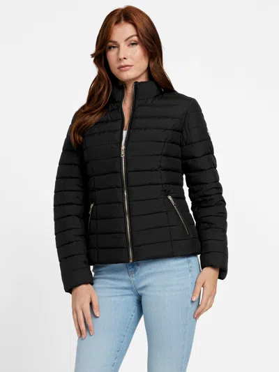 Guess Factory Zalcon Puffer Jacket In Black