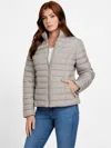 Guess Factory Zalcon Puffer Jacket In Gray