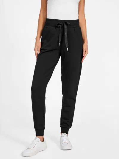 Guess Factory Zendra Fleece Joggers In Black